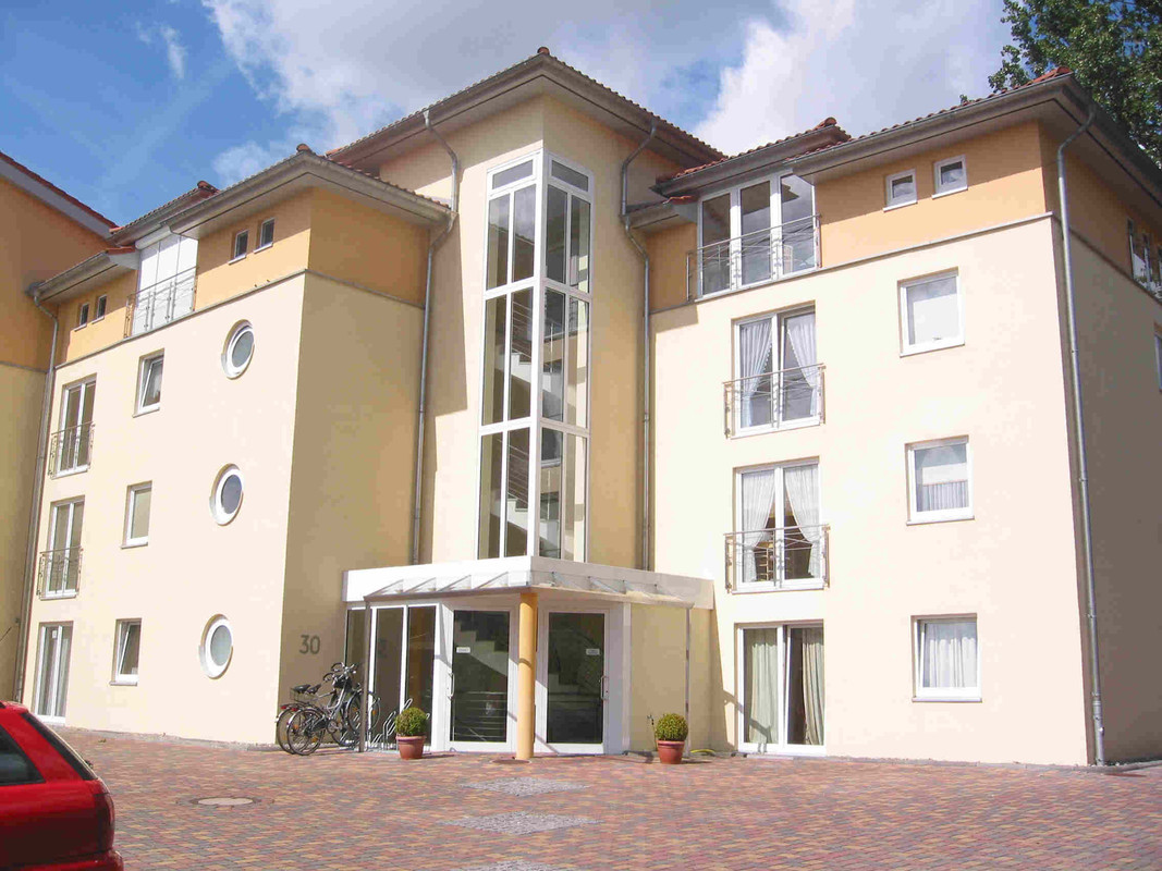 In diesem schönen Gebäude ist unsere Ferienwohnung